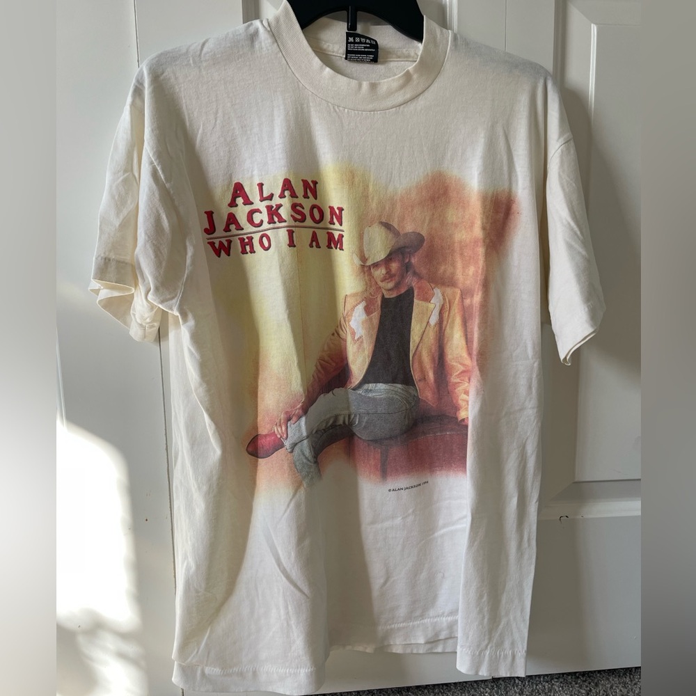 Vintage Alan Jackson Who I Am Tour T-Shirt 1994